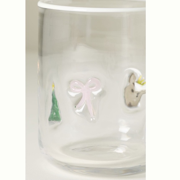 Anthropologie The Festive Icon Juice Glass Christmas Holiday Nutcracker - Picture 11 of 16
